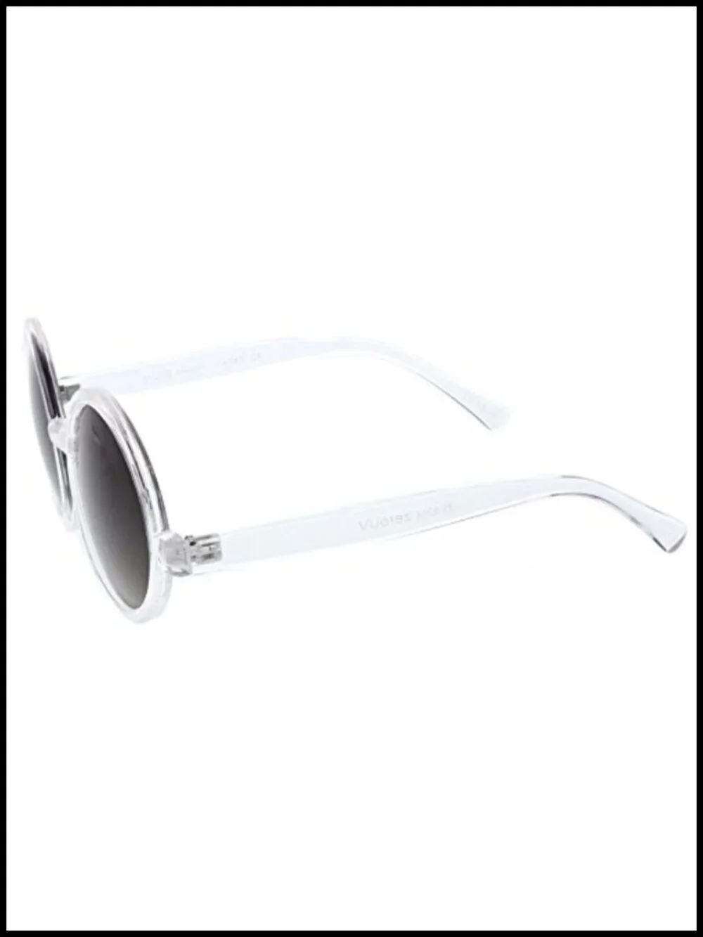 UV400 Vintage Horn Rimmed Round Retro Sunglasses